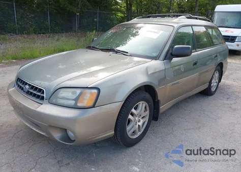 2004 Subaru Outback z USA, uszkodzony, nr VIN 4S3BH675446613361